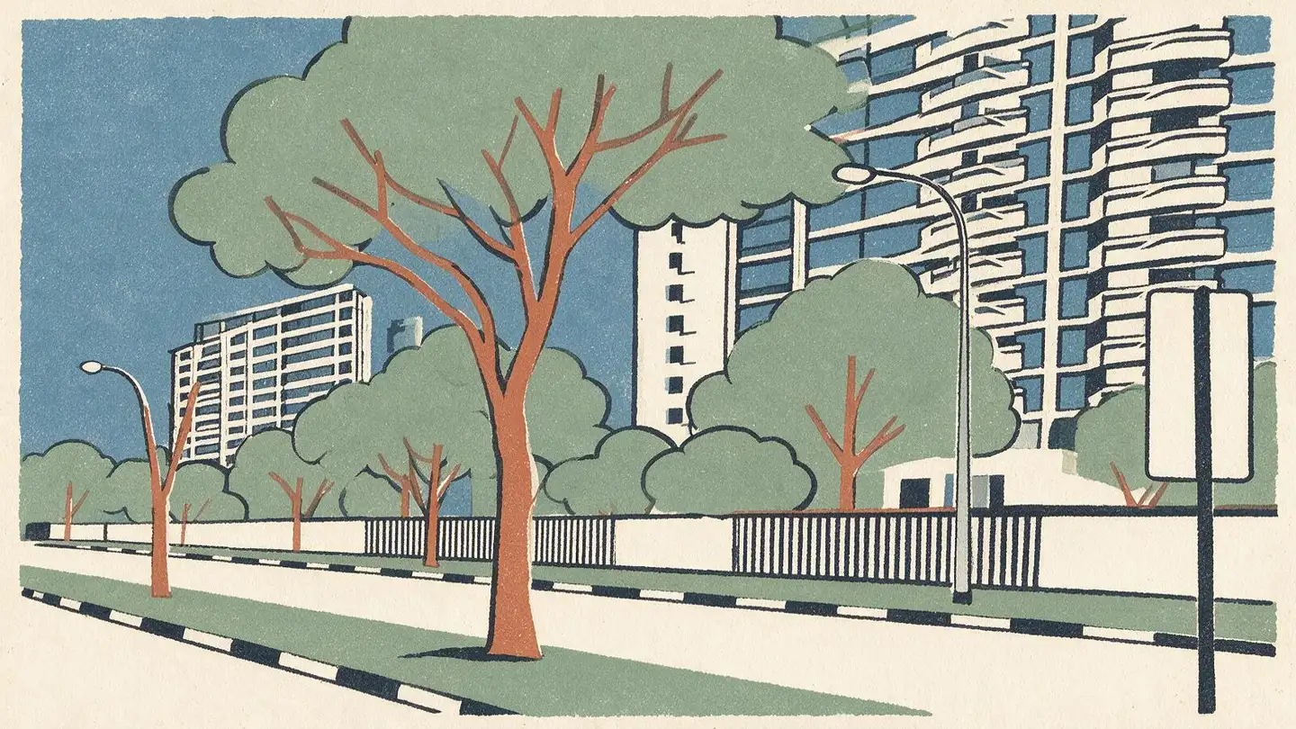 Illustration of the Belysa condominium development on Pasir Ris Drive 1, Singapore