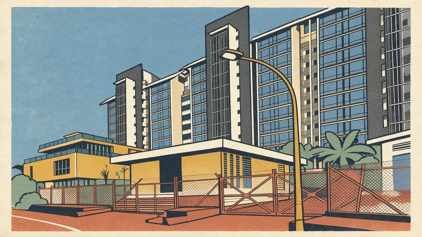 Illustration of the Parvis condominium development on Holland Hill, Singapore