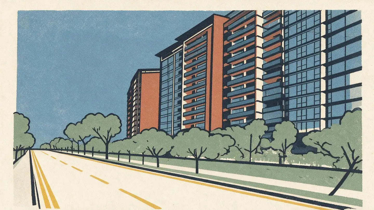 Illustration of the Parc Esta condominium development on Sims Avenue, Singapore