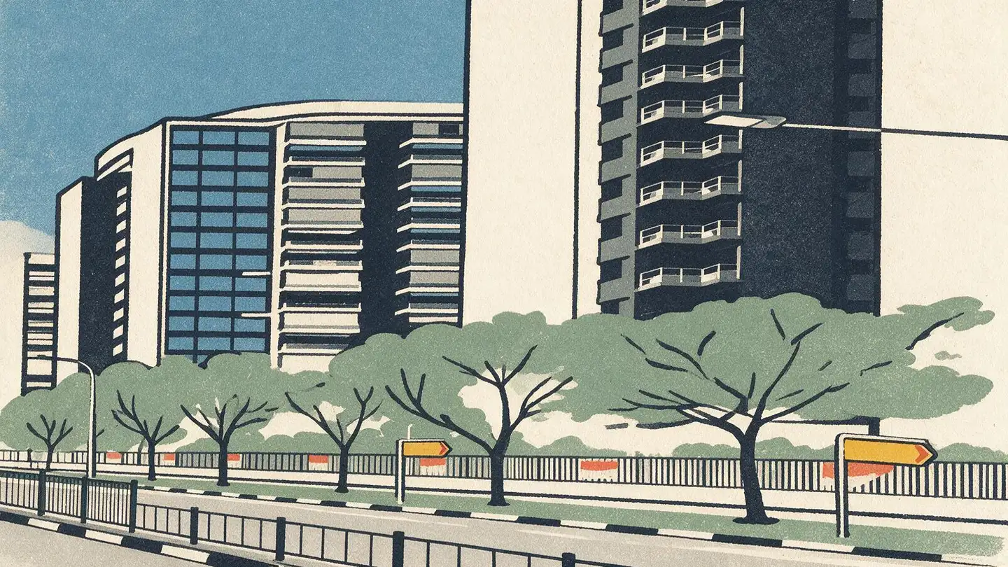 Illustration of the Parc Life condominium development on Sembawang Crescent, Singapore