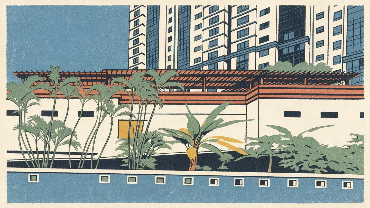 Illustration of the Regent Heights condominium development on Bukit Batok East Avenue 5, Singapore