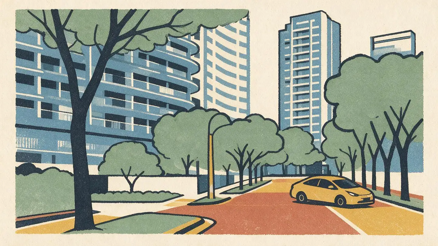 Illustration of the St Thomas Suites condominium development on St. Thomas Walk, Singapore