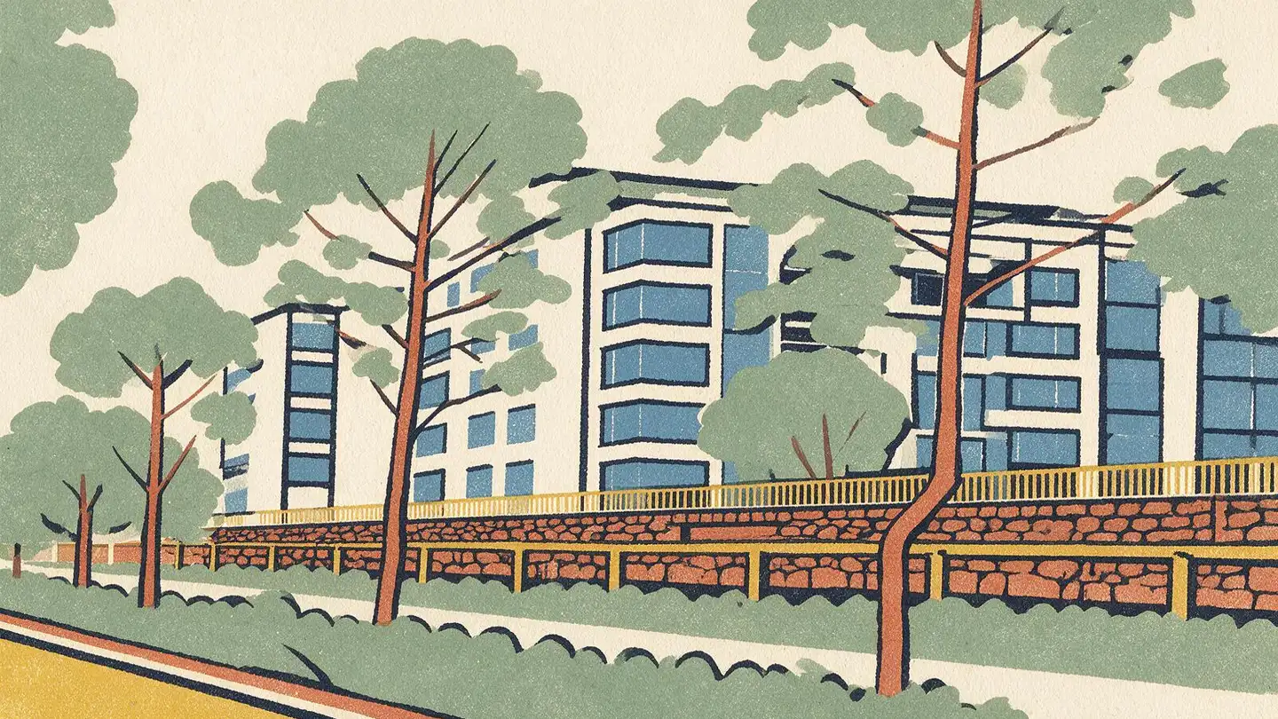 Illustration of the The Calrose condominium development on Yio Chu Kang Road, Singapore