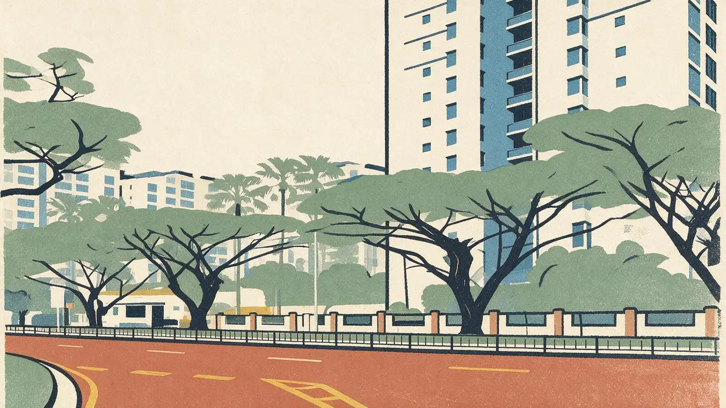 Illustration of the The Canopy condominium development on Yishun Avenue 11, Singapore