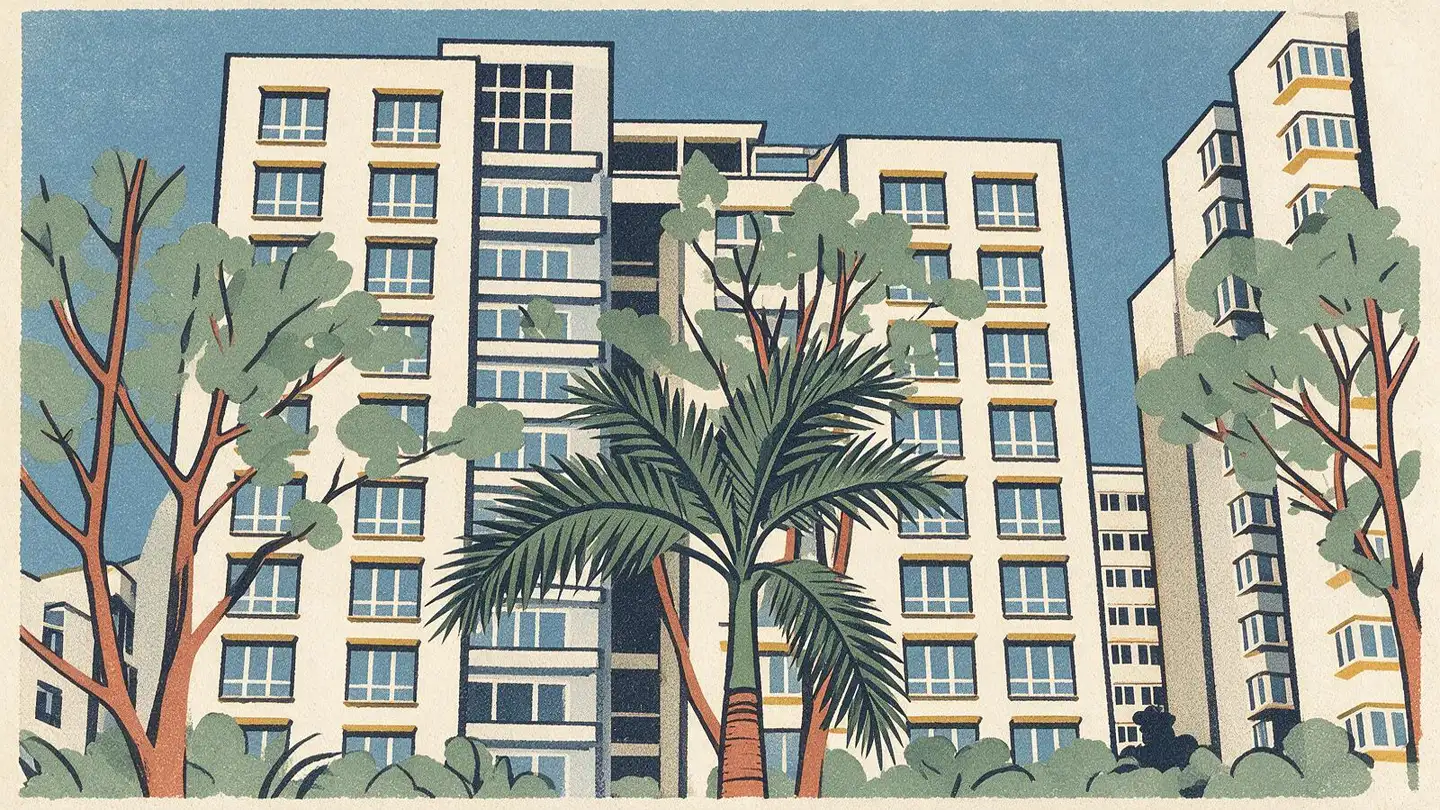 Illustration of the The Floravale condominium development on Westwood Avenue, Singapore