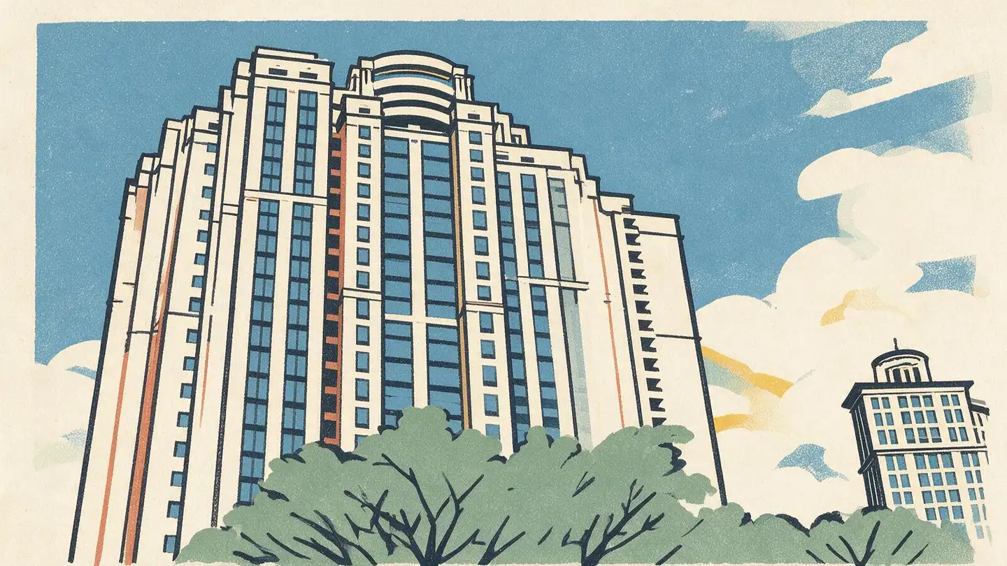 Illustration of the Tiara condominium development on Kim Seng Walk, Singapore