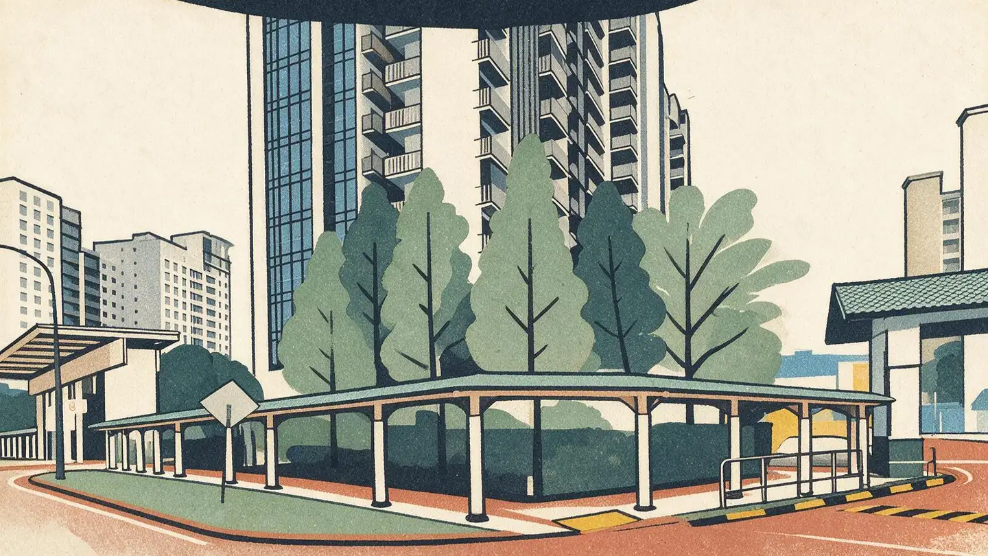 Illustration of the Tre Residences condominium development on Geylang East Avenue 1, Singapore