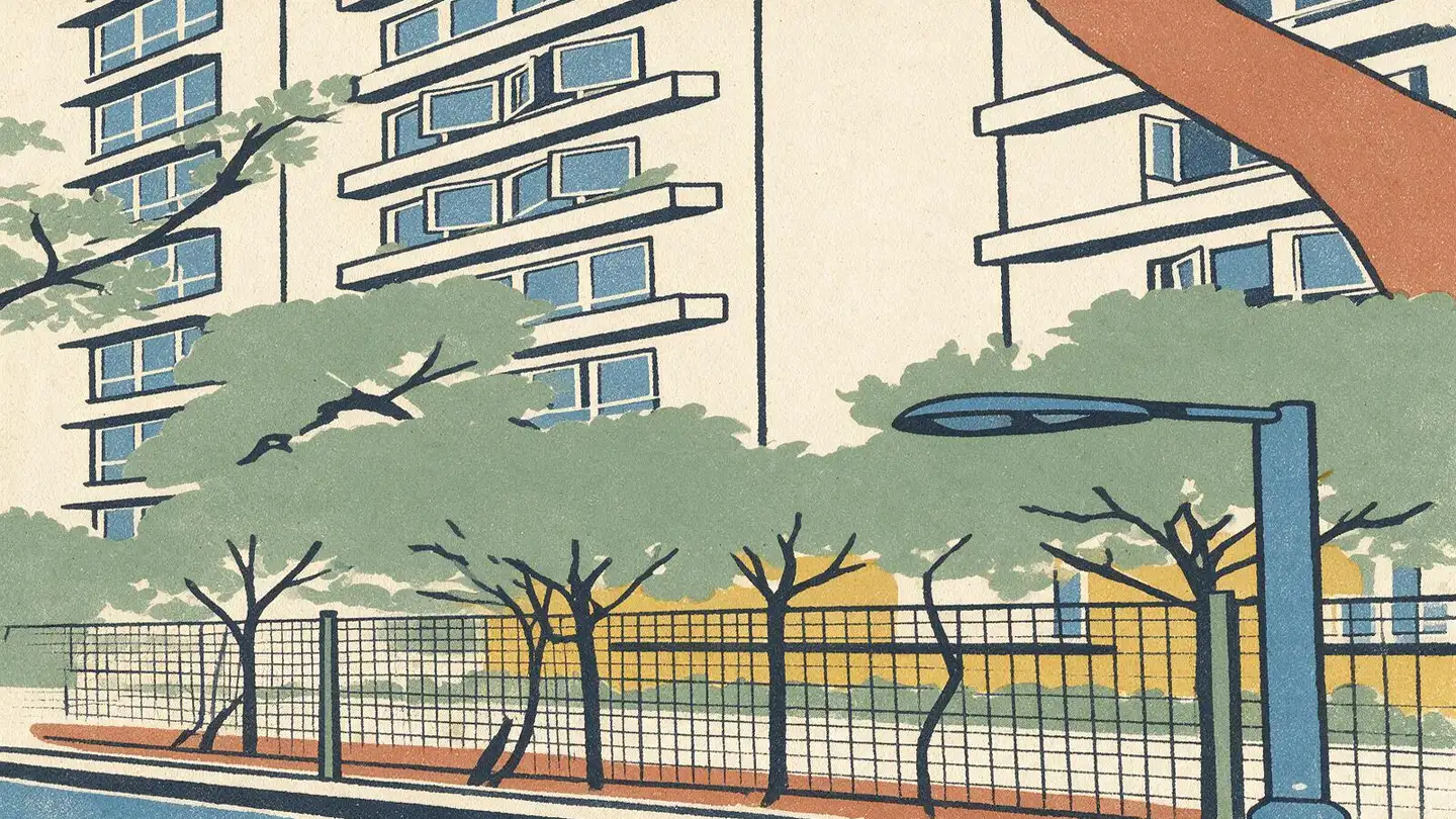 Illustration of the Westville condominium development on Westwood Walk, Singapore